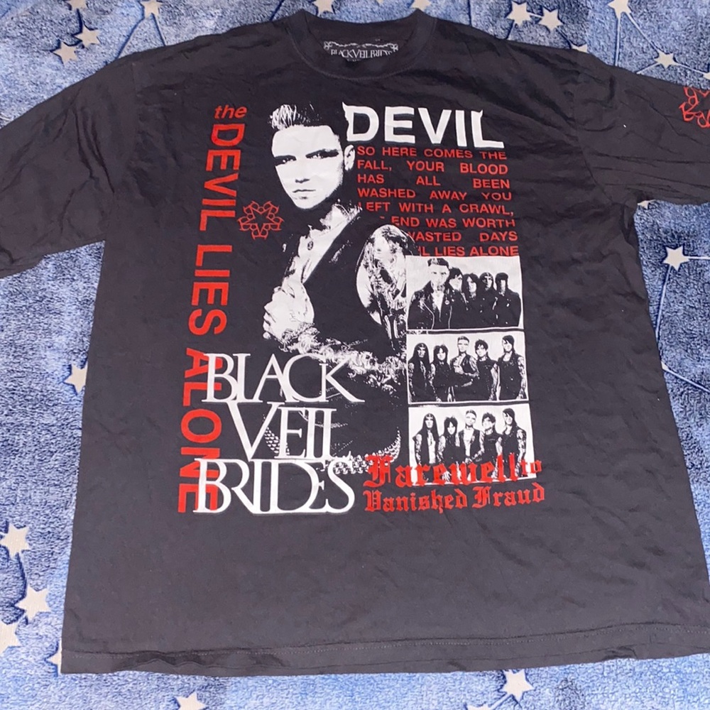 BLACK VEIL BRIDES LONG SLEEVE TEE